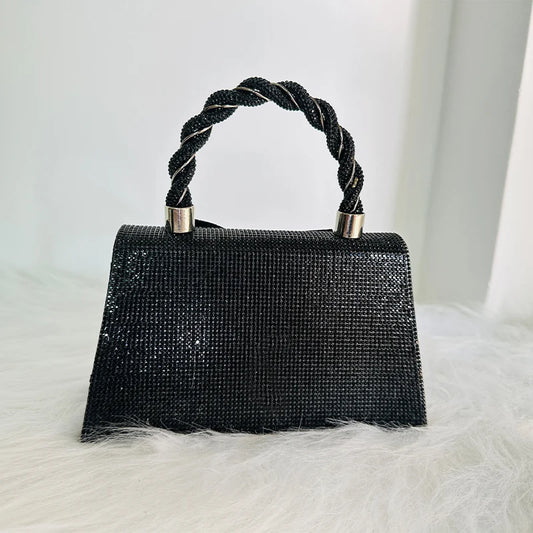 JIOMAY Bow Decoration Clutch Bag luxury designer handbags New Elegant And Versatile Evening Party Bags Rhinestone Purse