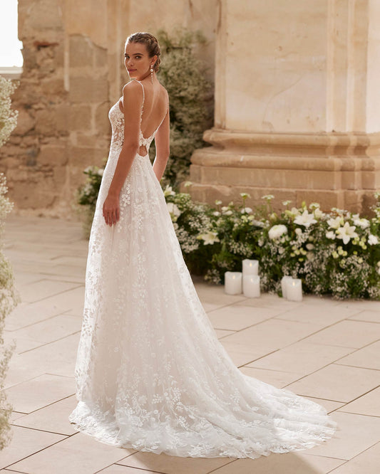 Vestido de novia de talla grande y exquisito de novia para mujeres grandes mangas de hojaldre con bolsas con bolsillos satén clásicos vestidos de novia