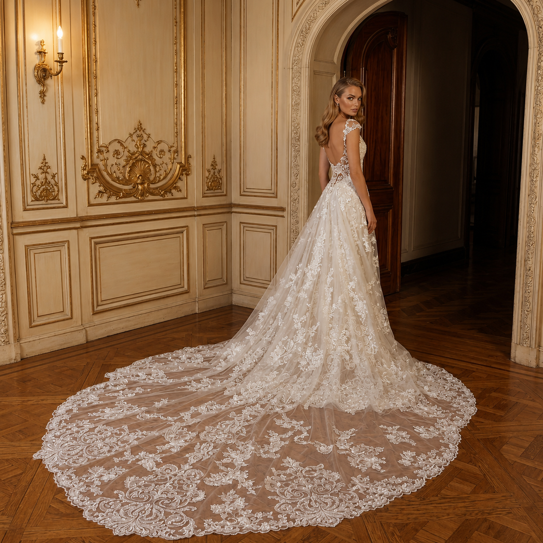 Customized  Sexy Mermaid Wedding Dresses With Removable Train Backless Appliques Beads Crystal Bridal Gowns vestidos de novia