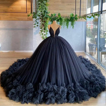 Customized  Tulle Ruffles Party Evening Dresses 2025 Purple Navy Blue Formal Prom Dress Gown Women Plus Size robe de soiree