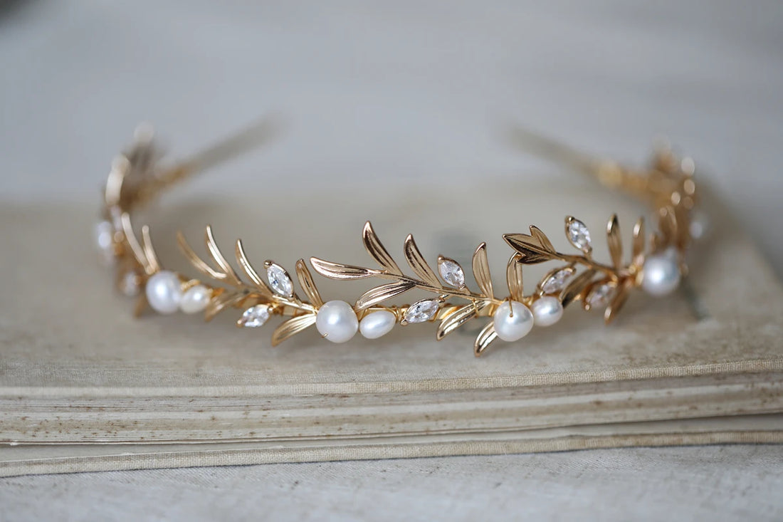 Vintage Headbands Hairbands Baroque Headpieces Headwear For Brides Pearl Zircon Crowns Bridal Jewelry Wedding Hair Accessories