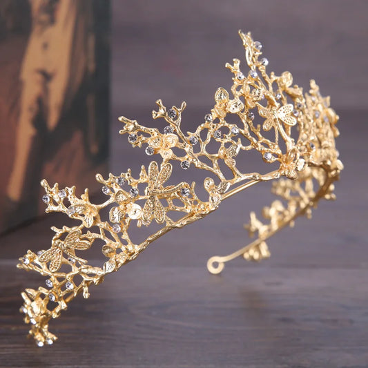 Vintage Wedding Crown Butterfly Righine