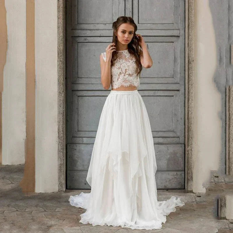 Wedding Dress - Lace - front view