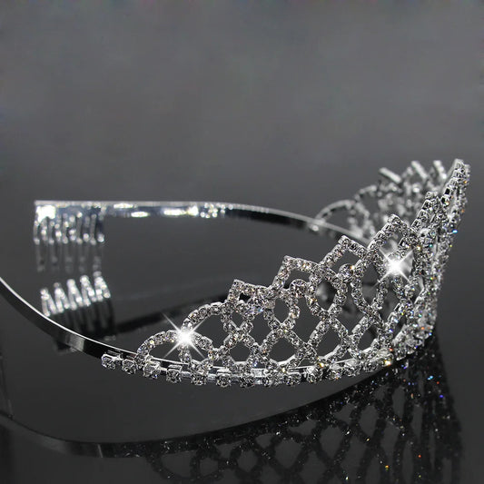 Fashion New Tiaras And Crowns Wedding Hair Accessories Princess Bride Crown Rhinestones Tiara Hair Jewelry Gift