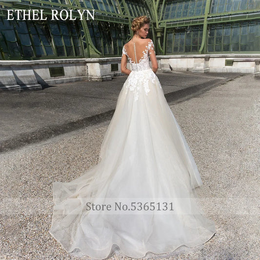 Vestidos de novia de sirena desmontables románticos 2024 Apliques de cuentas fuera del hombro Vintage 2 en 1 Bride Gowns