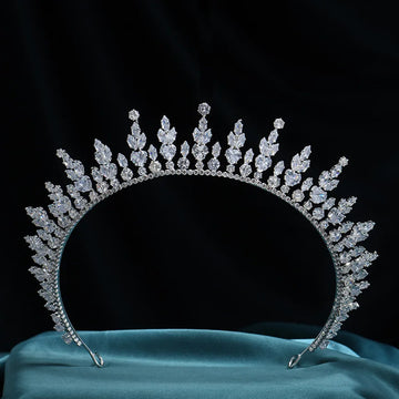 Wedding Hair Accessories AAA Zircon Tiaras and Crowns Zirconia Headpiece For Brides Women Birthday Gifts Headband Bridal Jewelry