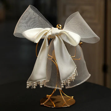 Bow Hair Pin Clip Imitation Pearl Head Piece For Brides Bridesmaids Women Girl Gift Hairpin Wedding Accessories Bridal Jewelry