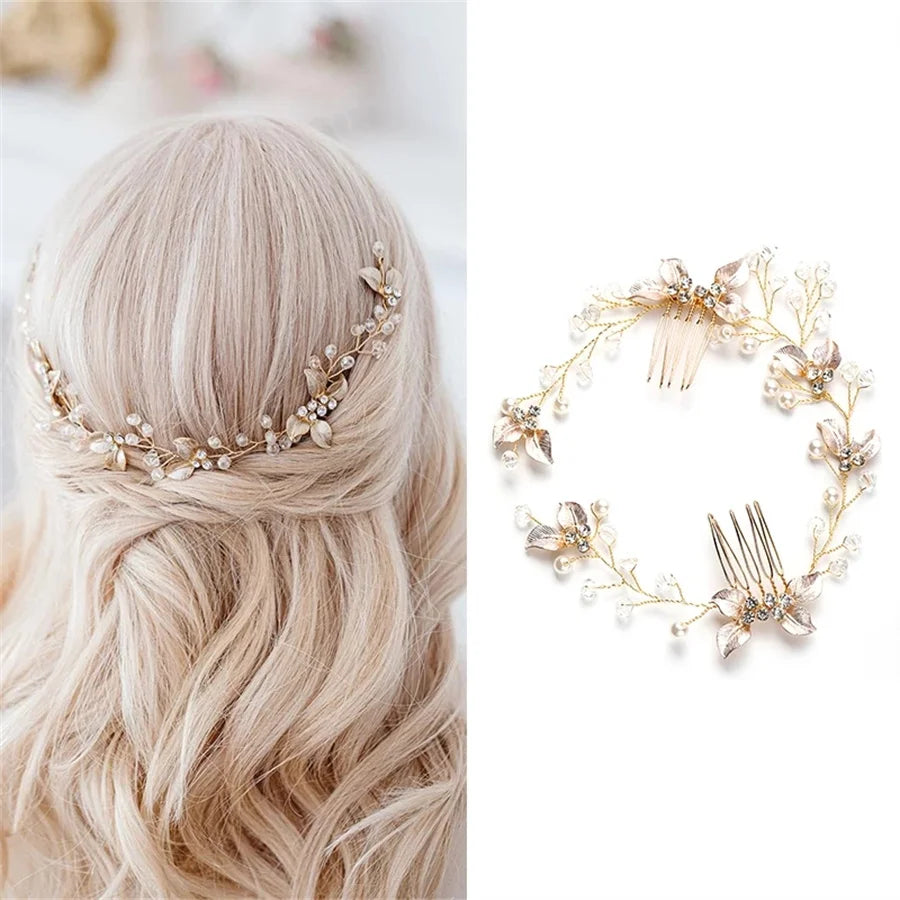 Nuovi ghiottoni da sposa delle perle di cristallo perle per capelli capelli caumine droghe diamante per capelli accessori per capelli per capelli per capelli gioielli