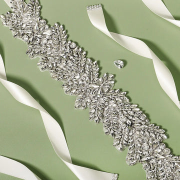 Crystal Rhinestones Wedding Belt Luxury Bridal Belts Sash Ribbon For Women Party Evening Dress Brides Jewelry