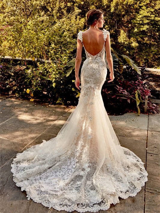 Кохана весільна сукня русалка нареченої сукні знімні спідниці весільна сукня примхливі шаруватими Vestidos de novia robe de marieee