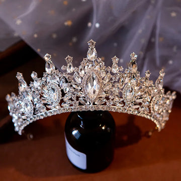Bridal Hair Jewelry Rhinestones Headband Headpiece Bride Women Girl Crystal Princess Queen Tiaras and Crowns Wedding Accessories