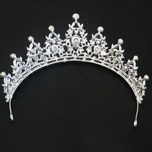 Ramines brillantes Luxury Mariage de mariage Bandons de couronne pour les mariées Femmes de cheveux