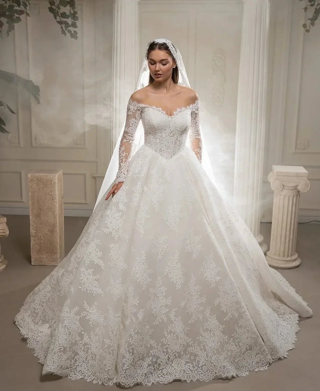 Elegant Mermaid Wedding Dress 2026 Detachable Train Off the Shoulder Beadings Pearls Sleeveless Satin Bride Bridal Gowns African