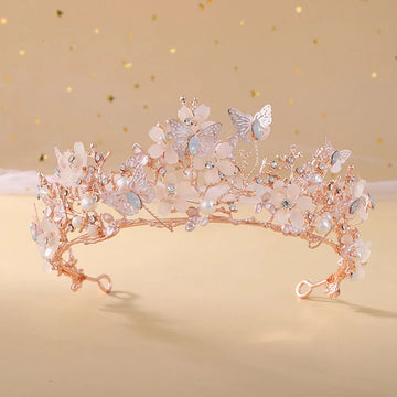 Bijoux de cheveux de couronne de mariage Bride Headwear Baroque Tiaras Princess Accessoires pour la fête de la reine