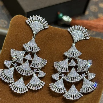 High Quality CZ AAA Zircon Bridal Earrings Cubic Zirconia Wedding Earring For Women Bride Accessories Dinner Party Dress Jewelry