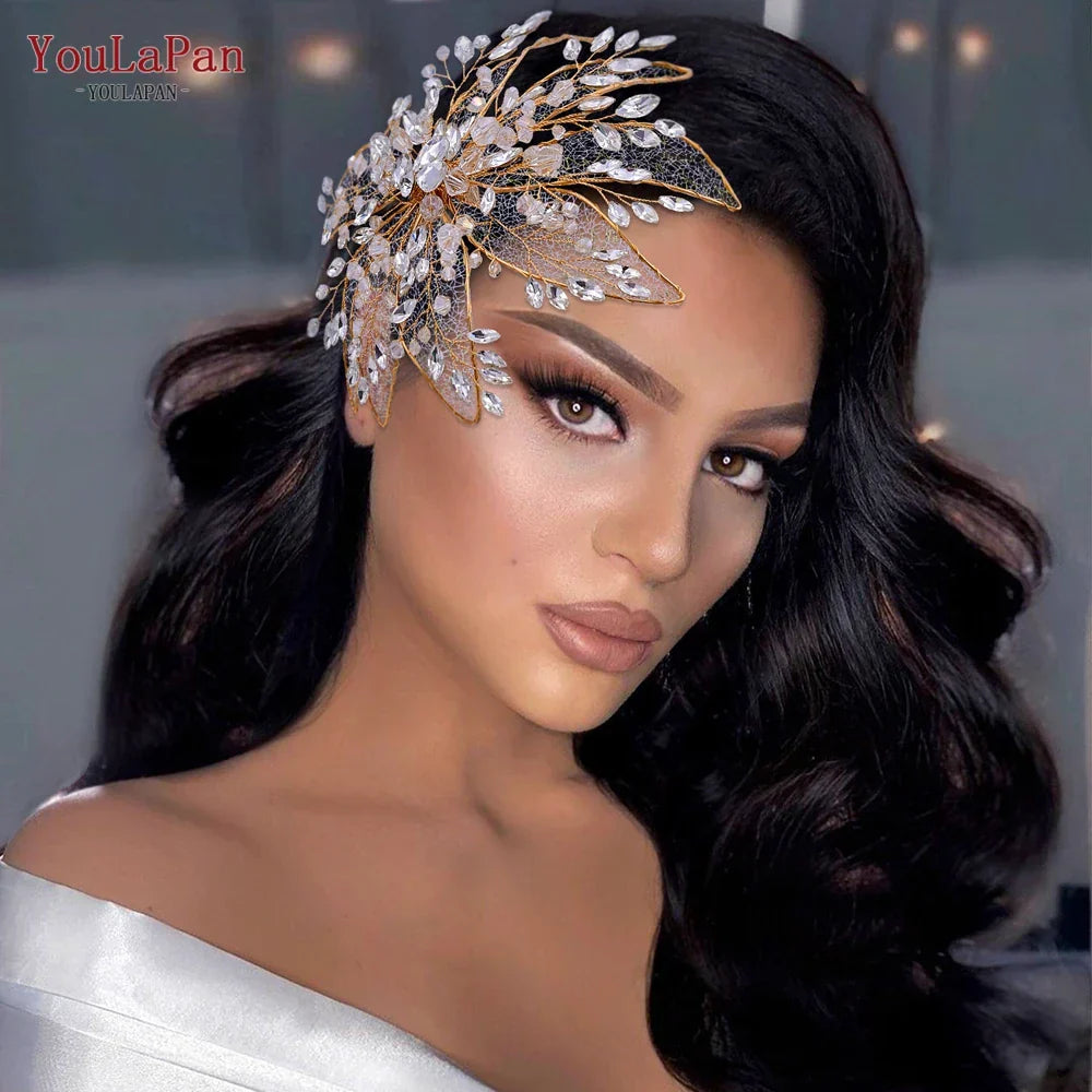 Vintage crystal crown baroque diadem bridal luxury head jewelry women pageant prom headpiece – Pollyanna Events