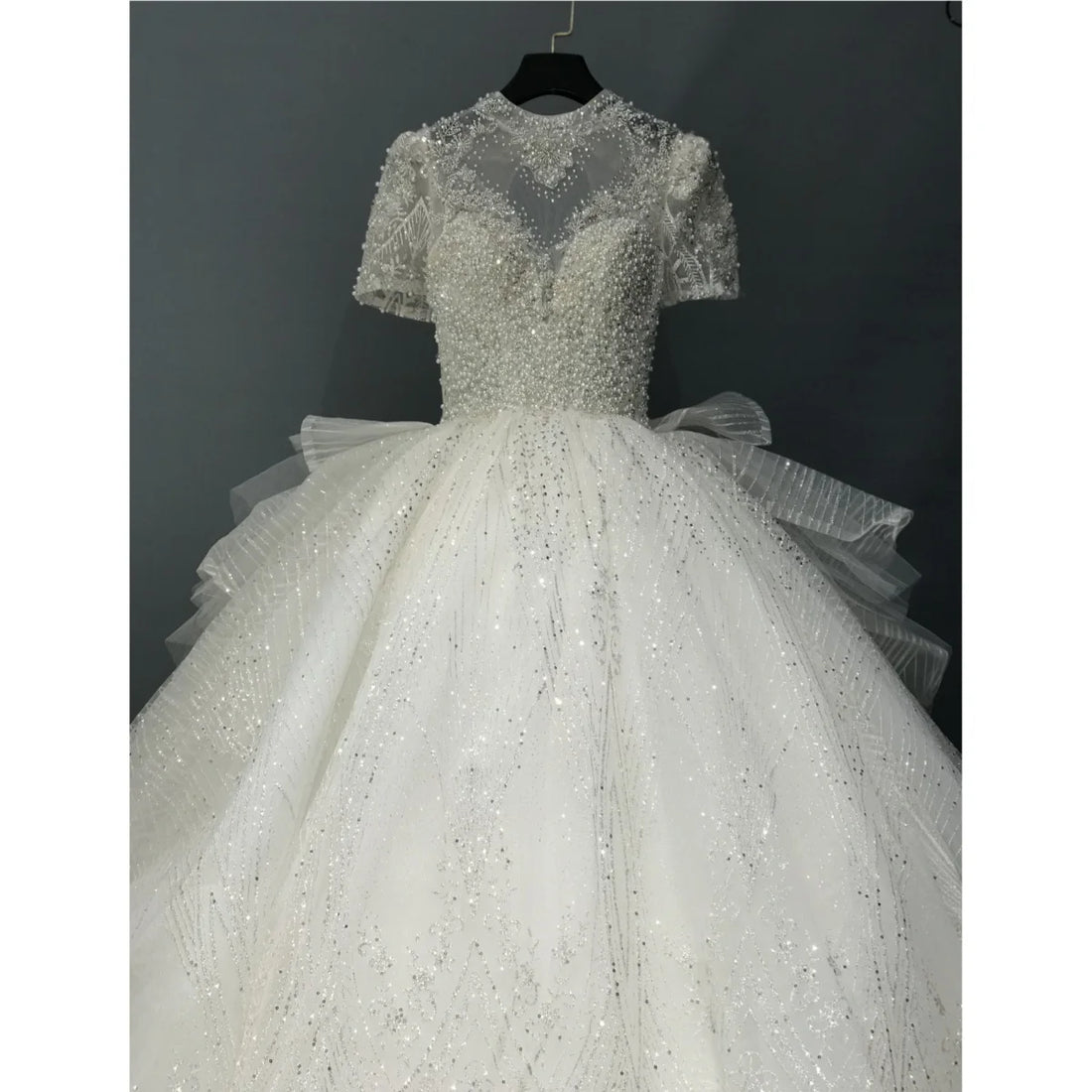 Kisswhite Xlove Collection Customized 7-15days Ship It Out 2025 High Neck Short Sleeves Bridal Wedding Dresses