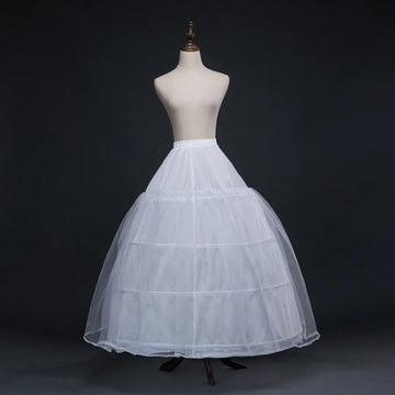 Hot Sale 4 Hopps Petticoat Underskirt Wedding Bridal Dress With Tulle Petticoat Complementos De Boda 2024