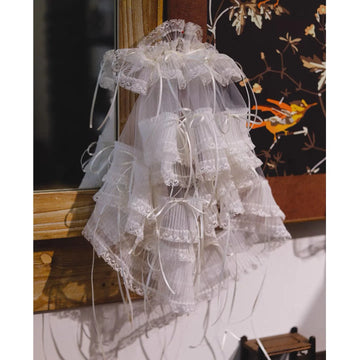 Short Bridal Veil Lace Wedding Veils For Evening Dinner Party Dress Women Birthday Gift Hair Accessories Brides Jewelry