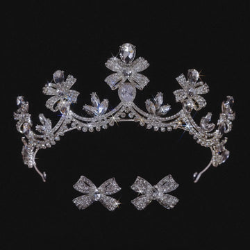 Bridal Hair Jewelry Crystal Zircon Tiaras and Crowns Rhinestones Headband For Brides Women Princess Diadem Wedding Accessories