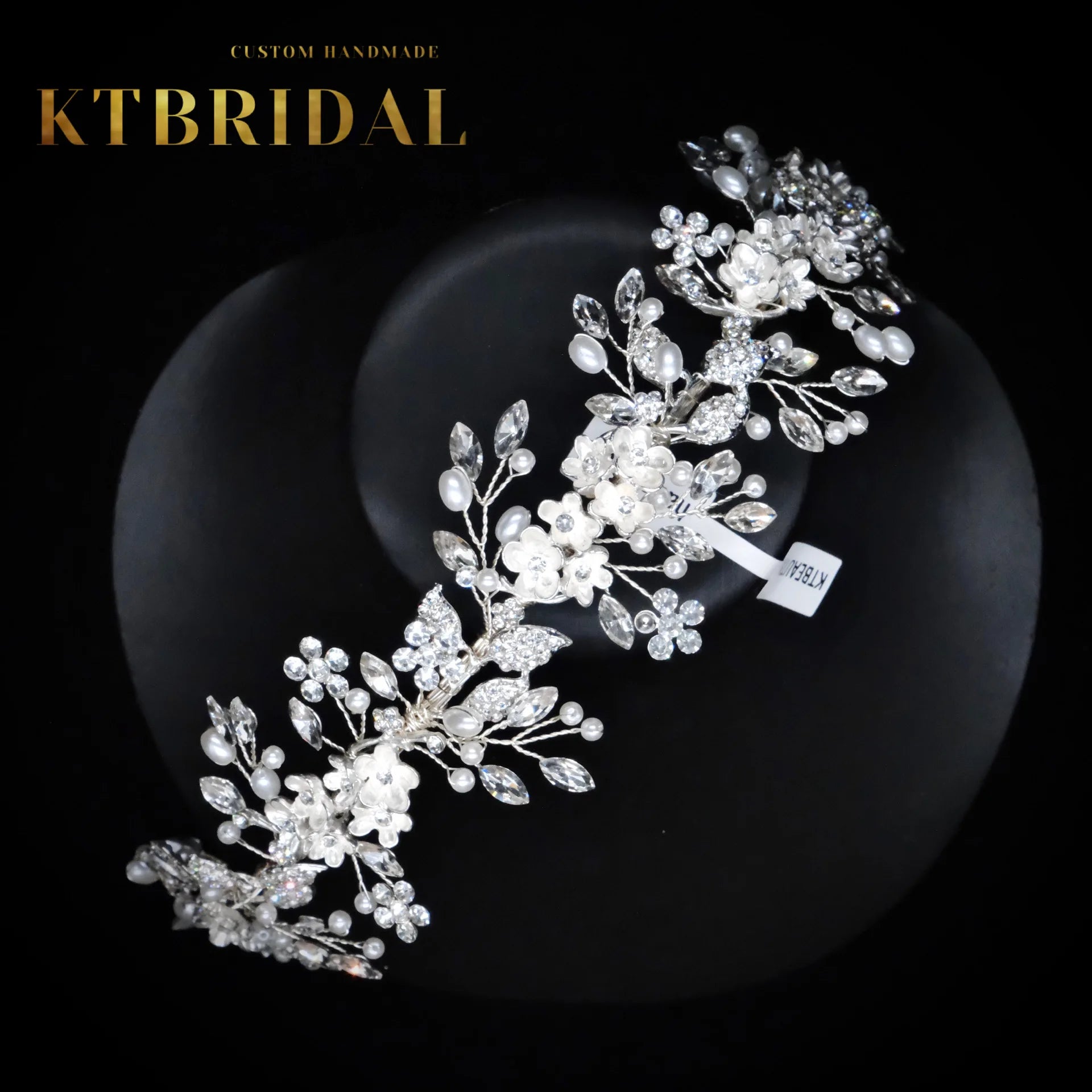 Ne Handmade Bridal Headpieces Crystal Leavesl Fashion Jewelry Women Gift Wedding Accessiories