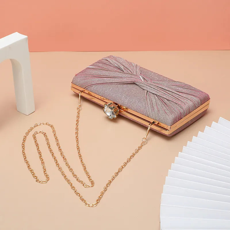 Elegant Evening Clutch Bags for Wedding Party Luxury Bridal Clutch Purse and Handbags for Women Chain Crossbody Bag