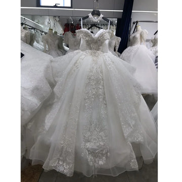Kisswhite Xlove Collection Customized7-15days Ship It Out Pretty Princess Wedding Dress 2025 Glitters Ball Gown Dress For Bride