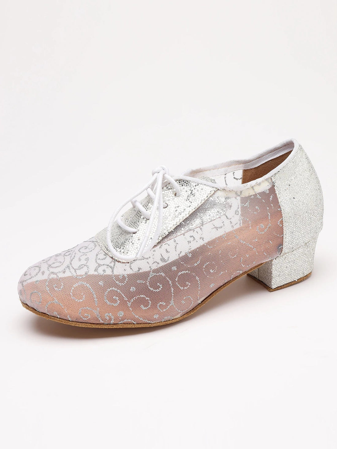 Soft outsole latin dance women shoes customizable outdoor dancing white woman shoe – Pollyanna Events