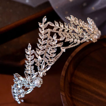 Bridal Hair Jewelry Rhinestones Crystal Crowns and Tiaras Women Brides Princess Queen Headband Headpiece Wedding Accessories