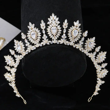 Wedding Hair Accessories AAA Zircon Tiaras and Crowns CZ Zirconia Diadem For Bride Women Princess Queen Headband Bridal Jewelry