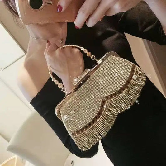 Bolso a mano para fiesta de bodas bolso de banquete bolso de embrague de diamantes damas fiestas de lujo bolso de noche