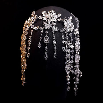 Wedding Hair Accessories Crystal Rhinestones Headband Headpiece For Brides Party Dinner Dress Hairband Headwear Bridal Jewelry