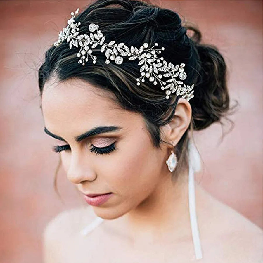 Nuova fascia per la testa della ghirlanda di moda principessa decorazione corona tiara sposa da sposa da sposa fotografia per le vacanze copricapo foto