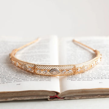 Bridal Hair Jewelry Vintage Tiaras Baroque Crowns Zirconia Princess Queen Headbands Headpieces For Brides Wedding Accessories