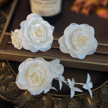 Wedding Accessories Flower Hair Pin Clip Party Evening Dress Hairpins For Bride Bridesmaids Headdress Head Pieces Bridal Jewelry