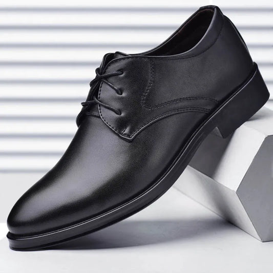 Herenschoenen zwart leer formele schoenen voor mannen oxfords mannelijk trouwfeestkantoor zakelijke schoenschoen man zapatos de hombre plus size