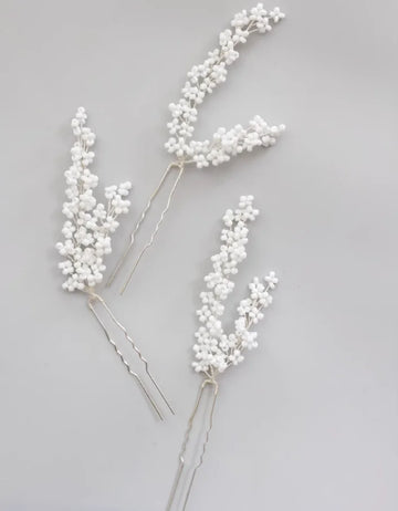 Silver Color Hair Pin Clip Handmade Leaf Hairpin For Brides Bridesmaids Gifts Head Piece Wedding Accessories Bridal Jewelry