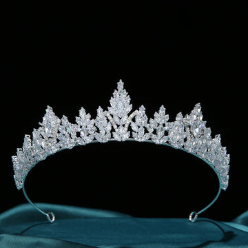 Bridal Hair Jewelry Zirconia Crystal Tiaras Crowns Headband Girl Brides Dinner Party Birthday Gift Headpiece Wedding Accessories