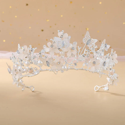 Весільна коронка для волосся ювелірні вироби нареченої голови бароко Тіарас Принцеси аксесуари для вечірки королеви