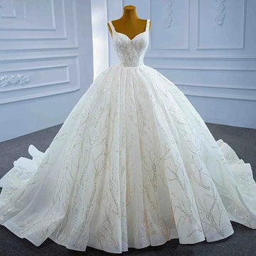 Customzied Luxury Sweetheart Wedding Dress Women's Lace Printed Bridal Gowns Floor length Ball Gown vestidos de novia 2025
