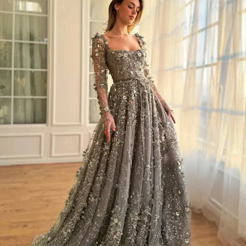 Elegant Evening Dress Floor-Length Evening Gown Exquisite High Quality Occasion Formal Dress