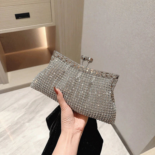 Bolsos para mujeres Bolsos de diez rianas brillantes de lujo Banquete de boda Banquete de novia de la noche bolsos y bolsos