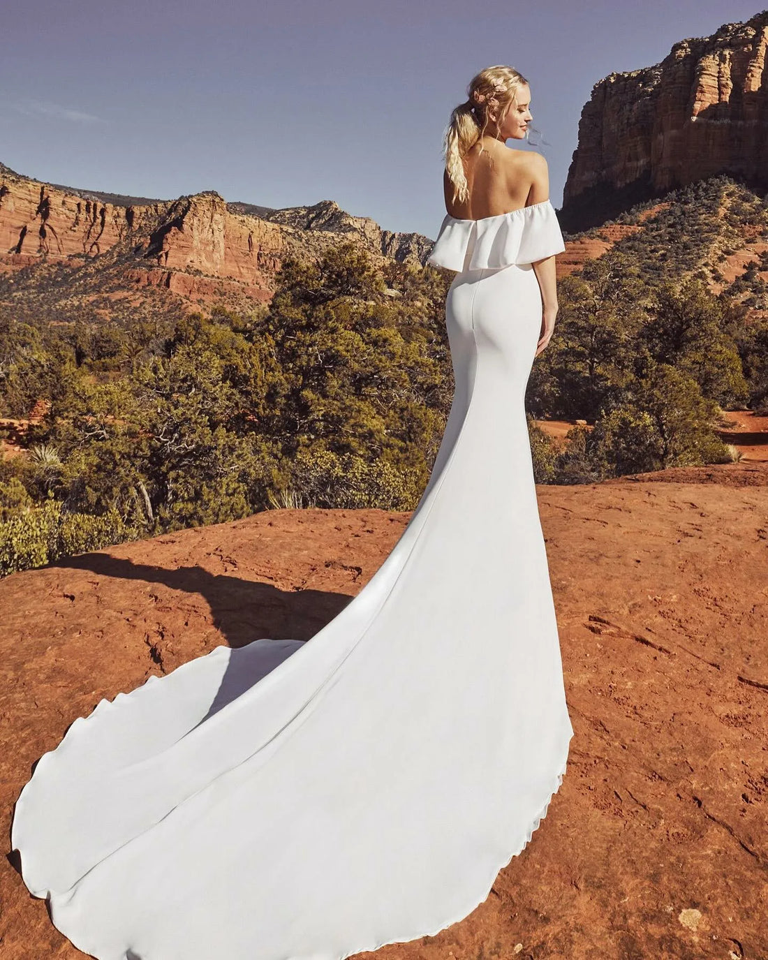 Vintage Strapless Wedding Dresses For Women 2025 Elegant Mermaid Wedding Party Dress Women Long Train Bridal Dress Customized